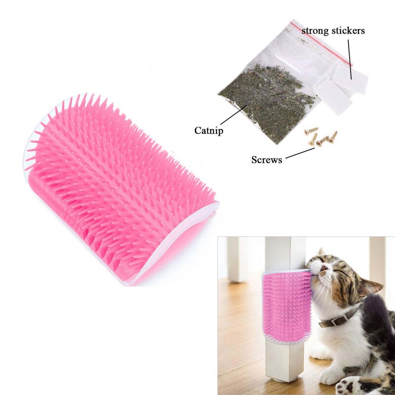 Cat self outlet groomer with catnip