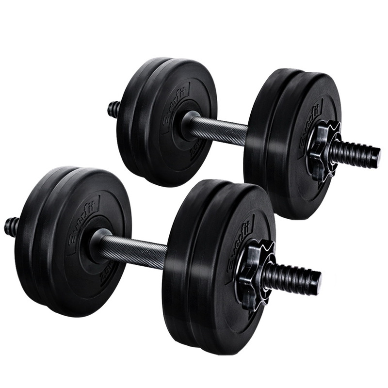 Everfit 22KG Dumbbells Dumbbell Set Weight Plates Home Gym Exercise