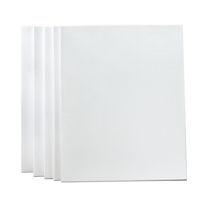 5 pack of 50x60cm Artist Blank Stretched Canvas Canvases Art Large