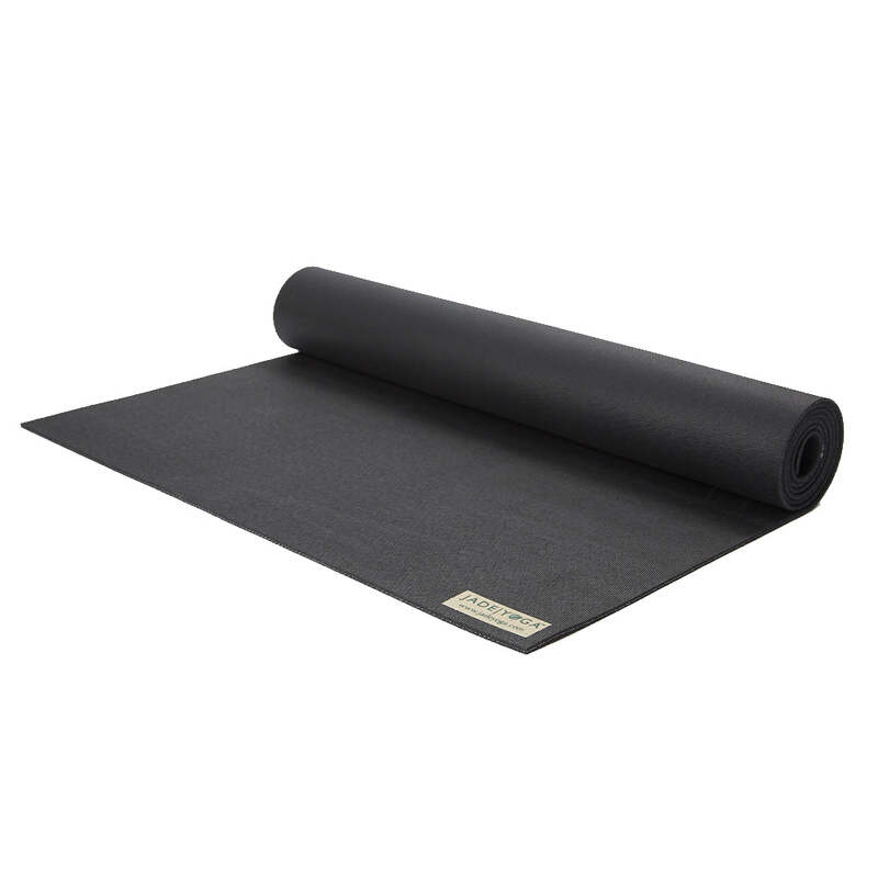 Jade Yoga Voyager Mat - Black & Etekcity Scale for Body Weight and