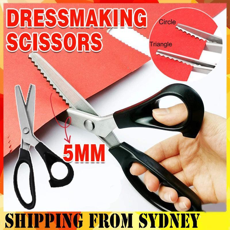 Dressmaking Zig Zag Triangle Scissors Pinking Shears