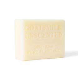 4x 100g Goats Milk Soap Bars -Unscented For Sensitive Pure Australian Skin Care