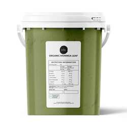 400g Organic Moringa Leaf Powder Tub Bucket -  Supplement Moringa Drumstick Leaf