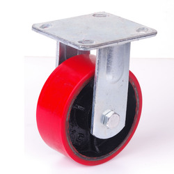 5 inch Industrial 500KG Caster Wheels Fixed Casters Castor Wheels Cart Furniture Workbench