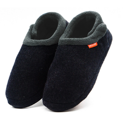 ARCHLINE Orthotic Slippers CLOSED Arch Scuffs Orthopedic Moccasins Shoes - Charcoal Marle - EUR 39