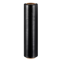 400mx50cm Stretch Film Shrink Wrap Rolls Package Material Home Warehouse Black