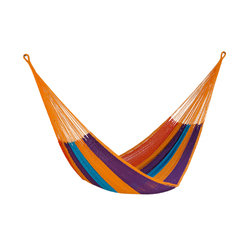 Mayan Legacy King Size Outdoor Cotton Mexican Hammock in Alegra Colour