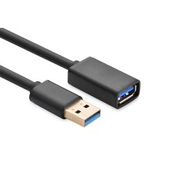 UGREEN USB 3.0 Extension Male Cable 0.5m Black (30125)