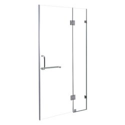 120 x 200cm Wall to Wall Frameless Shower Screen 10mm Glass By Della Francesca