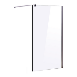 1100 x 2100mm Frameless 10mm Safety Glass Shower Screen