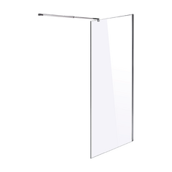 1200 x 2100mm Frameless 10mm Safety Glass Shower Screen