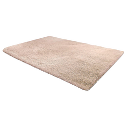 200x140cm Floor Rugs Large Shaggy Rug Area Carpet Bedroom Living Room Mat - Beige