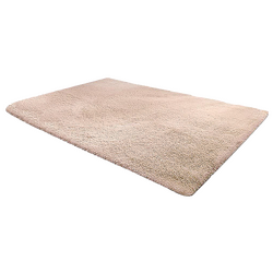 230x200cm Floor Rugs Large Shaggy Rug Area Carpet Bedroom Living Room Mat - Beige