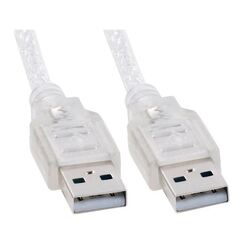 ASTROTEK USB 2.0 Cable 2m - Type A Male to Type A Male Transparent Colour RoHS CB8W-UC-2002AA