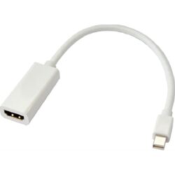 ASTROTEK Mini DisplayPort DP to HDMI Cable 15cm - 20 pins Male to Female 1080P Adapter Converter for Macbook Pro Air iMac Microsoft Surface Pro