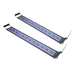 27W Set 2 Aquarium Blue White LED Light for Tank 95-115cm