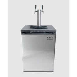 Keg King - Kegmaster Series XL Kegerator - Fastap Double Tap