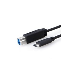 8WARE USB 3.1 Cable 1m Type-C to B Male to Male Black 10Gbps