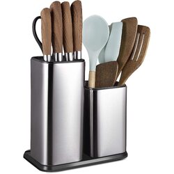 2 in 1 Stainless steel knife holder for kitchen