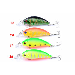 4x 7.5cm Popper Crank Bait Fishing Lure Lures Surface Tackle Saltwater