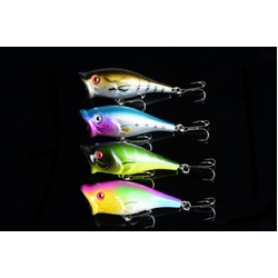 4X 6.5cm Popper Poppers Fishing Lure Lures Surface Tackle Fresh Saltwater