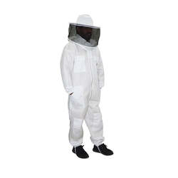 Beekeeping Bee Suit 2 Layer Mesh Round Head Style Ultra Cool & Light Weight - S