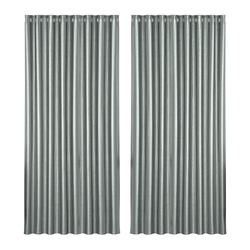 Artiss 2X Blockout Curtains Eyelet 300x230cm Grey Shine