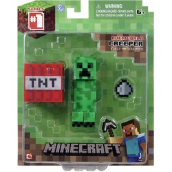 Minecraft Overworld Creeper Core Figure With Accessories