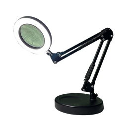 10X Magnifying Glass Desk Light Magnifier LED Lamp Reading Lamp With Base