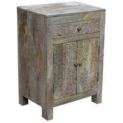 2 drawer sandblasted cabinet in takai design