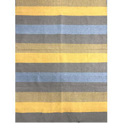 Blue/Green/yellow kilim rug 150x220 cm