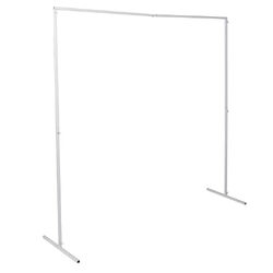 Wedding Arch White Square Backdrop Flower Display Stand Background 2.2M