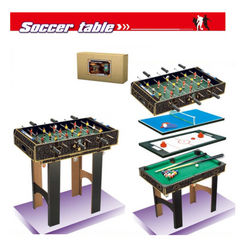 4 in 1 Soccer Table Foosball Pool Hockey Table Tennis for Kids 3+