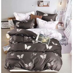 Butterfly King Size Quilt/Duvet Cover Set