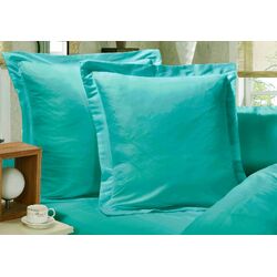 1000TC Premium Ultra Soft European Pillowcases 2-Pack Teal