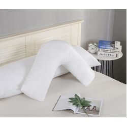 1000TC Premium Ultra Soft V SHAPE Pillowcase - White