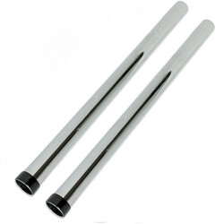 2 Piece Chrome Rods for 32mm Vacuum Cleaners, backpacks, commercial, ducted & more