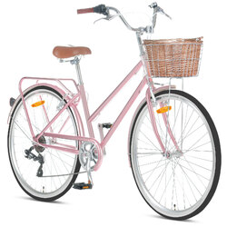 Progear Bikes Pomona Retro/Vintage Ladies Bike 700c*17" in Rose Gold