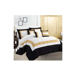 10 piece comforter and sheets set queen gold