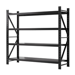 Giantz 2Mx1.8M Garage Shelving Warehouse Rack Pallet Racking Storage Shelf Black