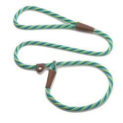 Mendota British Style Slip Leash - Length 1/2in x 6ft(13mm x 1.8m) - Twist - Seafoam