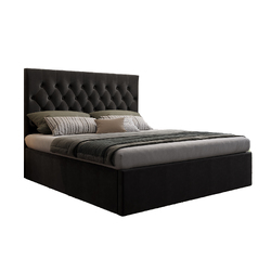 Royal Sleep Devon Queen Bed Frame Solid Wooden Mattress Base Platform Black