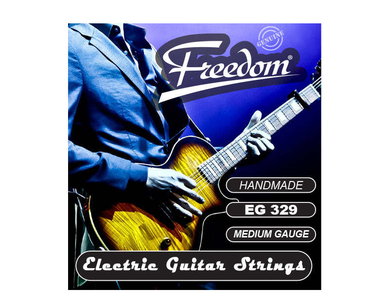 Freedom 10 Pack Electric Guitar Strings Medium Gauge EG329 10PK