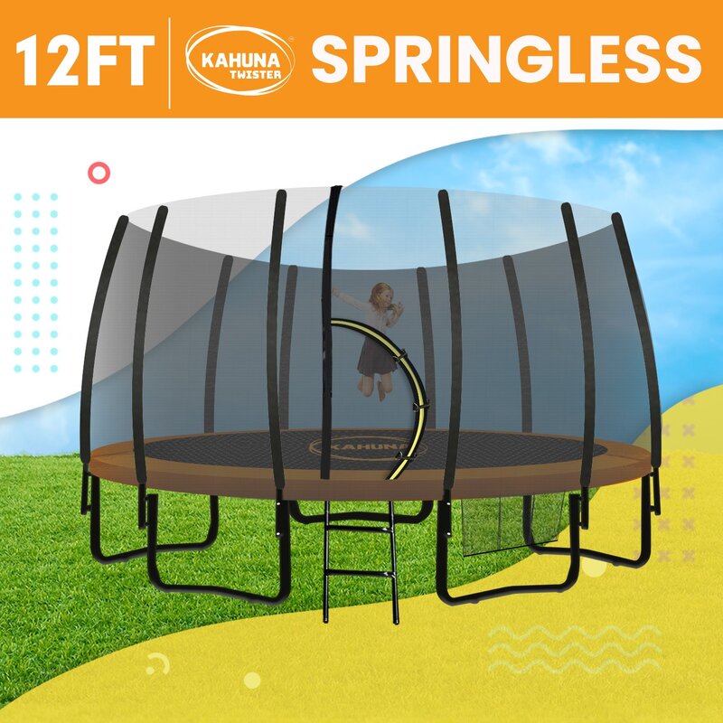 12ft hotsell springless trampoline