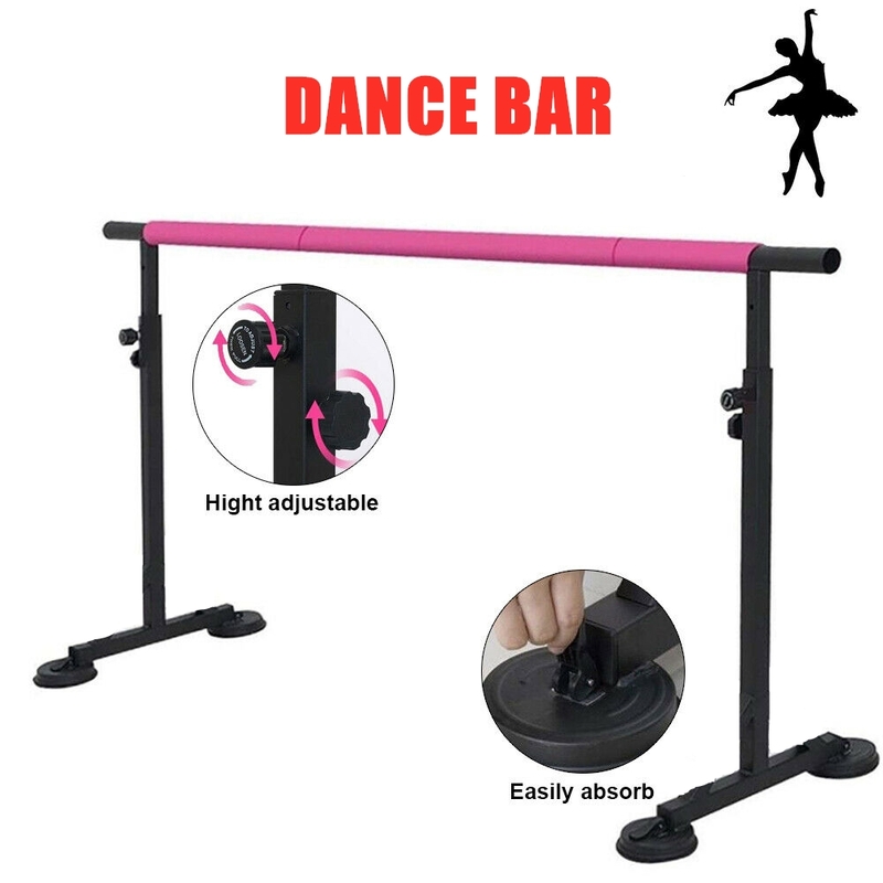 VEVOR Ballet Barre Bar, Portable White Dance Bar, High Adjustable  Freestanding Ballet Bar, Barre Exercise Equipment for Home and Gym,  Stretching Dance
