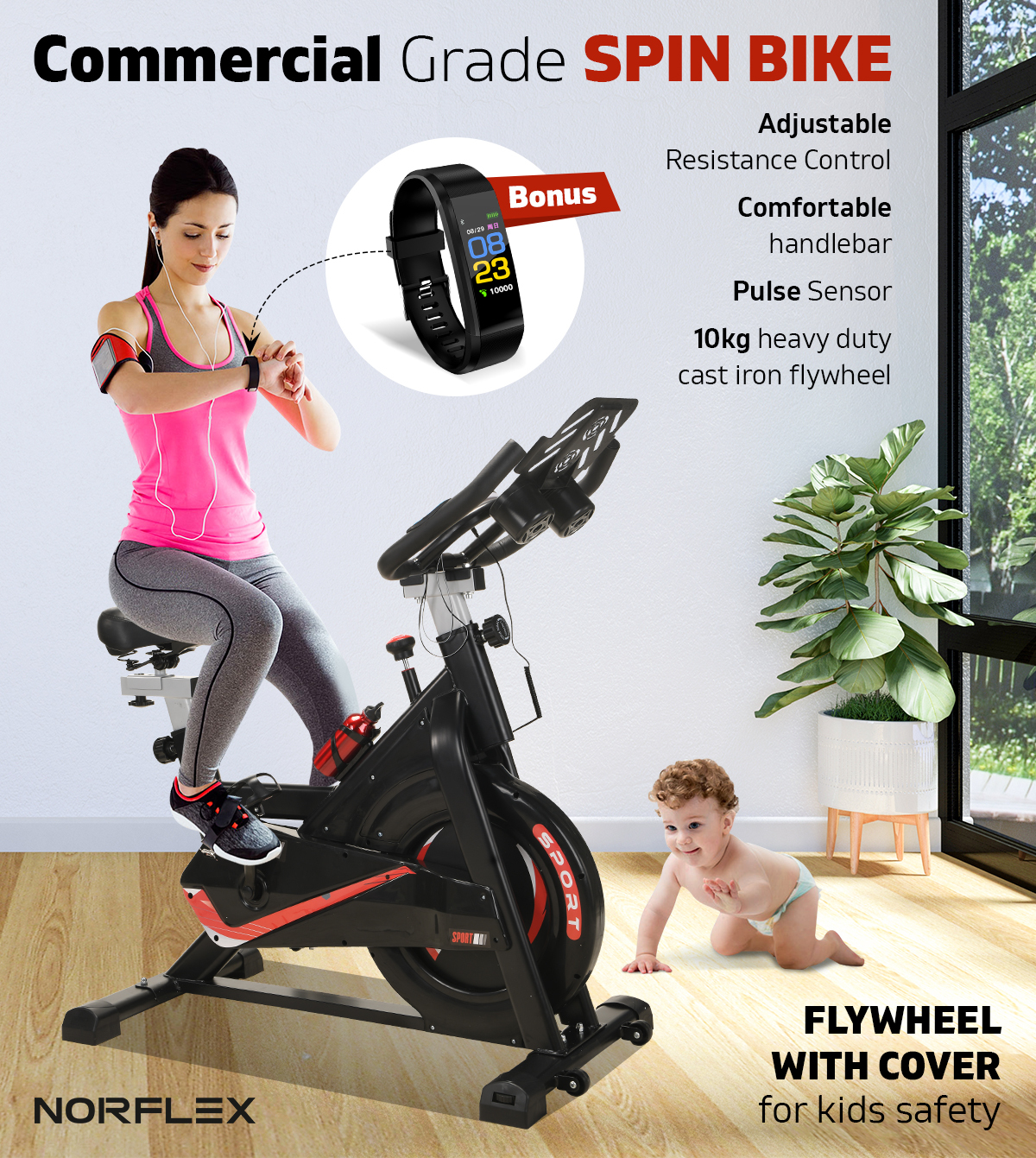 kogan spin bike