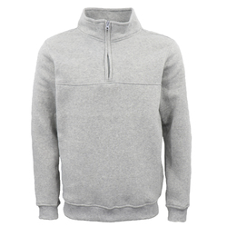 New Adult Unisex Plain Pullover Fleece Jumper Mens Long Sleeve