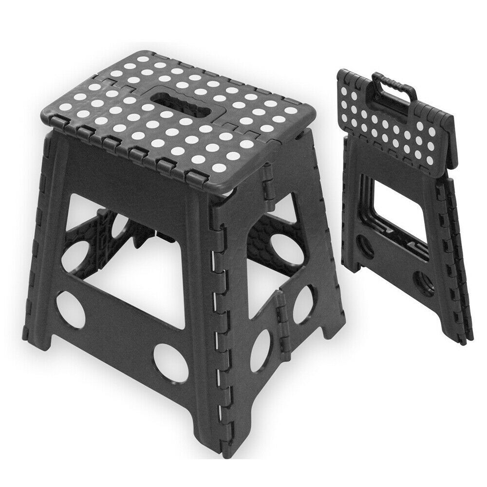 large folding plastic step stool