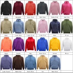 Adult Unisex Men's Basic Plain Hoodie Pullover Sweater Sweatshirt Jumper  XS-8XL