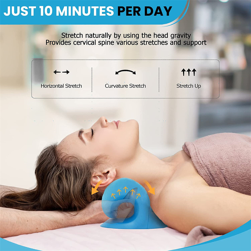 Neck Traction Pillow Original Cloud Shape Neck Stretcher Cervical Pain  Relief on OnBuy